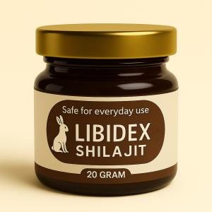 Libidex Shilajit – Pure Himalayan Resin (20g)
